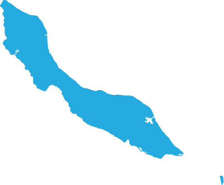 Kaart Curacao